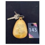 Jim Miller Chev-Olds Inc. Genoa IL Key Tag