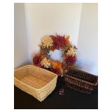Baskets & Wreath