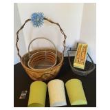 Baskets & Tin Decor