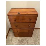 4 Drawer Wood Dresser