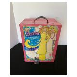 Vintage Barbie Case & Blow up Furniture