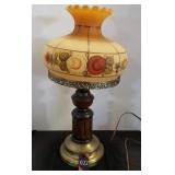 Vintage Lamp cracked shade