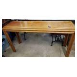 Wood Console Table