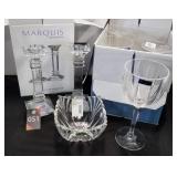 Waterford Crystal Candlesticks, Goblets & Bowl