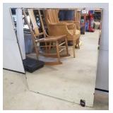 Beveled Mirror corner chipped