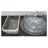 Loaf Pan, Plates & Apple Dish