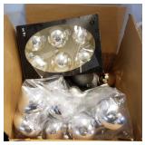 Box of Christmas Ornaments