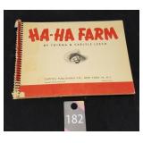 Vintage HaHa Farm Book missing Cover