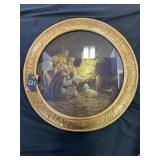 Round Nativity Picture