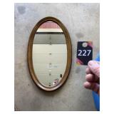 Framed Oval 36" L Mirror