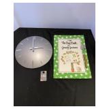 Wall Clock & Garden Book