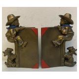 ANTIQUE K&O KRONHEIM & OLDENBUSCH Bronze bookends