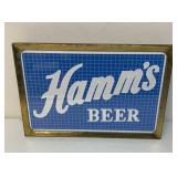Vintage hamm's beer lighted sign