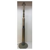 Antique trench art artillery shell floor lamp