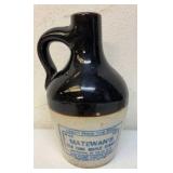 Antique miniature stoneware advertising jug