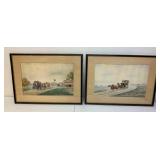 Pair of antique Prints