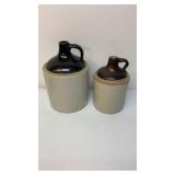2 stoneware jugs