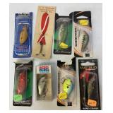 Fishing lures in packages