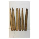 6 mink fur stretcher boards