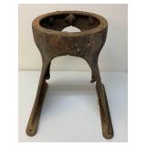 Antique cast-iron industrial base