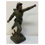 Metal sculpture - Les Voila! Signed Fugere