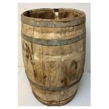 Antique wooden barrel