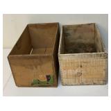 Vintage wood crates