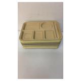 19 Plastic serving trays