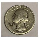 1935 s silver quarter