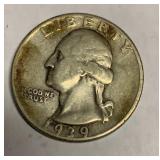1939 silver quarter