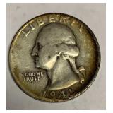 1941 S silver quarter