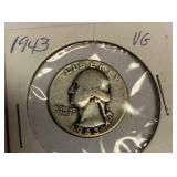 1943 silver quarter