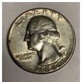 1957 silver quarter