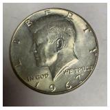 1967 Kennedy silver half dollar