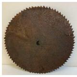 23' Antique sawblade