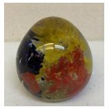 Vintage glass paperweight