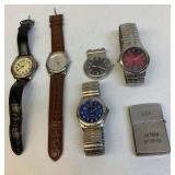 Watches / zippo lighter