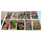 10 vintage comic books