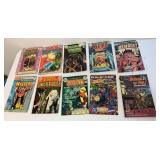 10 vintage comic books