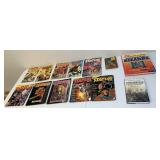 Vintage comic books and other books