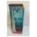 Vintage American skyline toy plastic construction