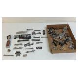Vintage car emblems and other parts