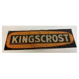 Vintage metal seed corn sign