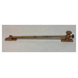 Antique brass architectural piece – towel holder?