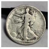 1920 walking liberty silver half dollar