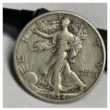 1934 walking liberty silver half dollar