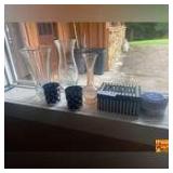 Vases, Hurricane Glass, Tumblers & Trinket Boxes