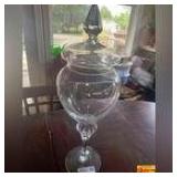 Clear Apothecary Glass Jar
