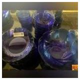 Cobalt Blue Glass Dinnerware