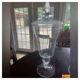 Clear Apothecary Glass Jar